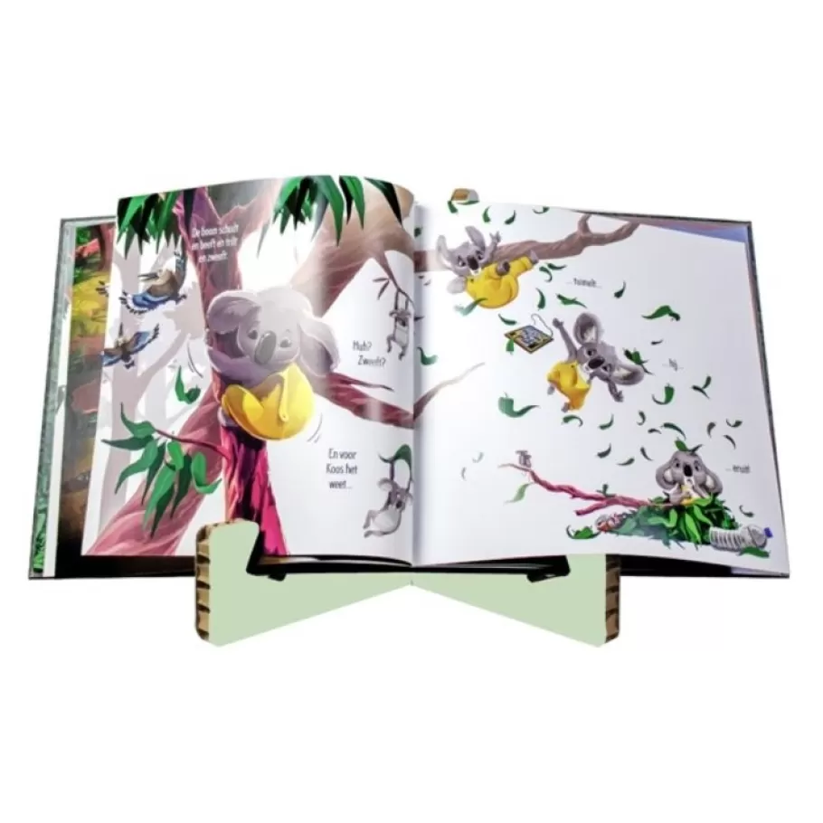 KarTent Bedruckter Buchstander Aus Karton> Bedruckte Produkte