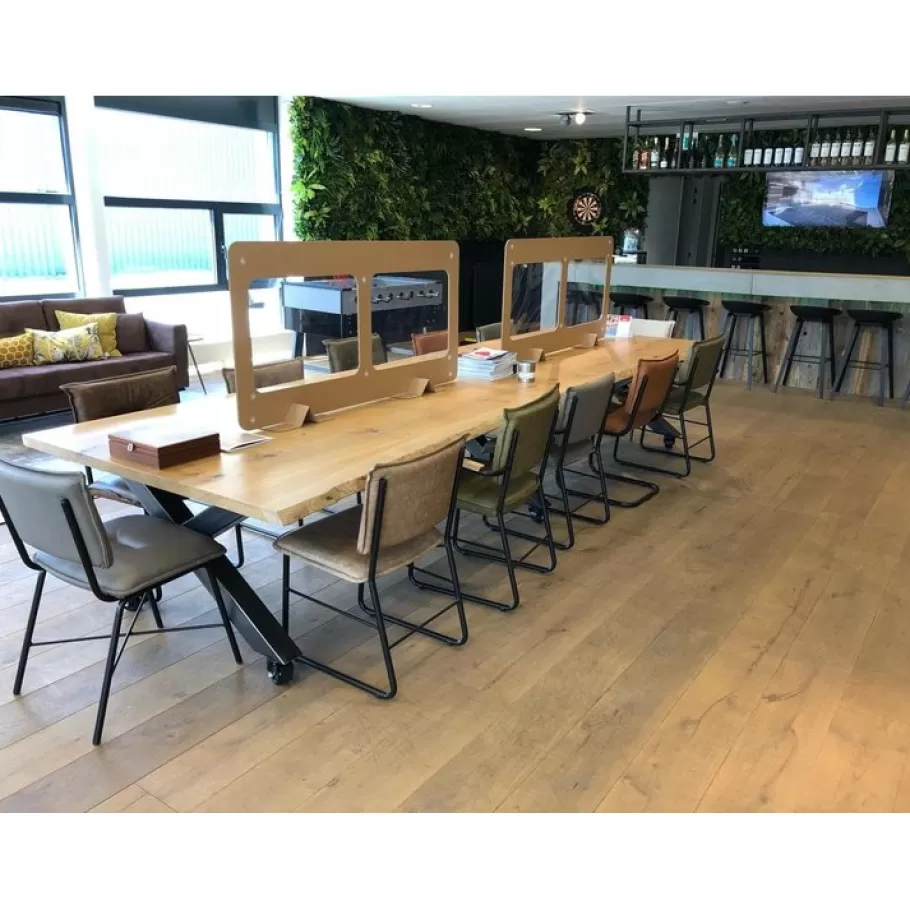 KarTent Trennwand Aus Pappe Fur Cafes, Restaurants Und Büros - Open Low> B2B